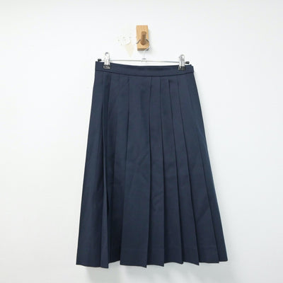 【中古】北海道 旭川商業高等学校 女子制服 2点（ニット・スカート）sf015148