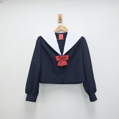 【中古】愛知県 味岡中学校 女子制服 3点（セーラー服・スカート）sf015150