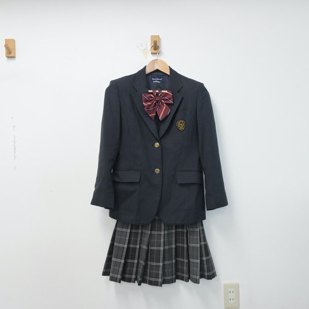 【中古】東京都 立川国際中等教育学校 女子制服 4点（ブレザー・スカート）sf015153