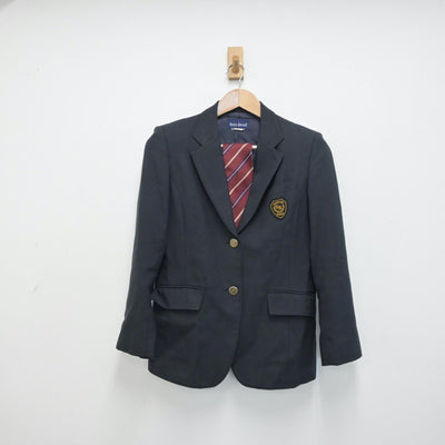 【中古】東京都 立川国際中等教育学校 女子制服 4点（ブレザー・スカート）sf015153