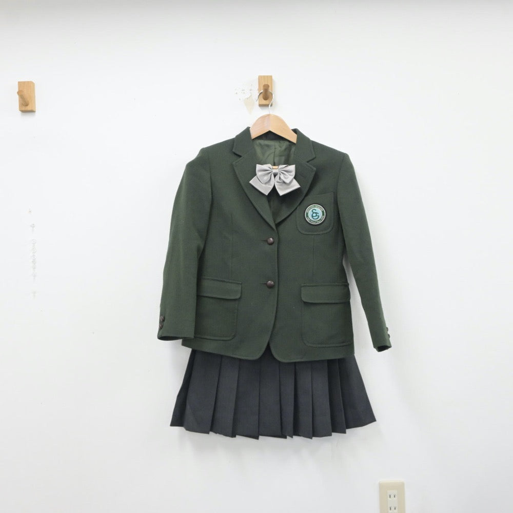 【中古】東京都 洗足学園中学校 女子制服 5点（ブレザー・ニット・スカート）sf015166