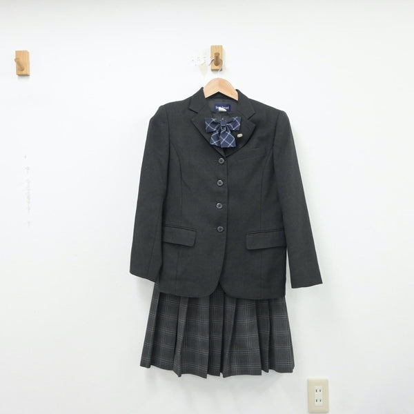 中古制服】東京都 広尾学園高等学校 女子制服 5点（ブレザー・ニット 