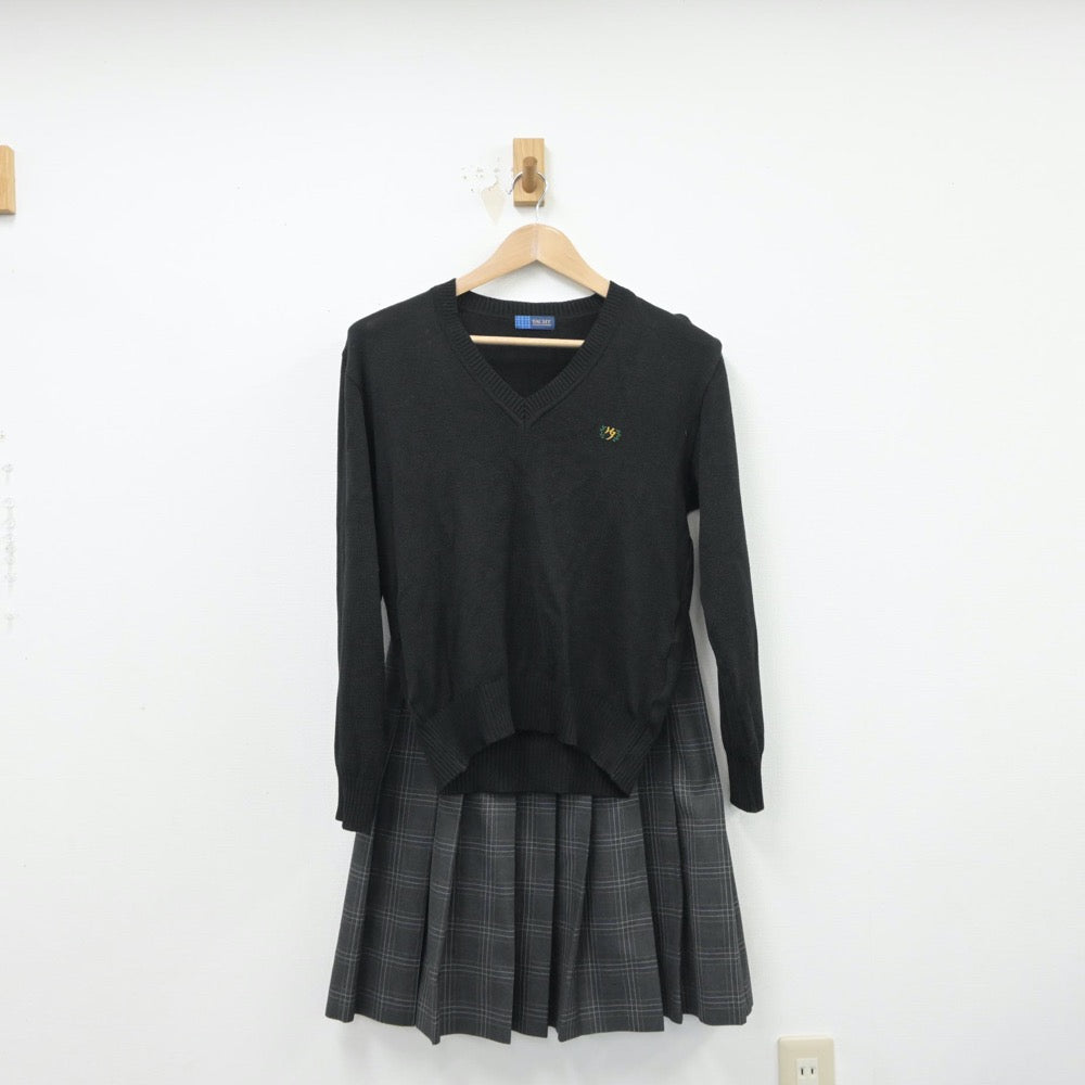 【中古】東京都 広尾学園高等学校 女子制服 5点（ブレザー・ニット・スカート）sf015170