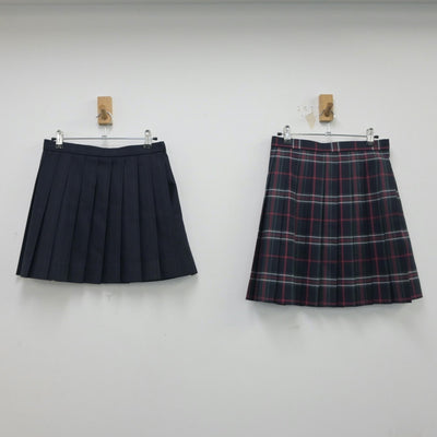 【中古】東京都 足立新田高等学校 女子制服 4点（ブレザー・スカート・スカート）sf015175