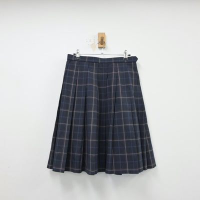 【中古】神奈川県 横浜清風高等学校 女子制服 2点（ニットベスト・スカート）sf015179