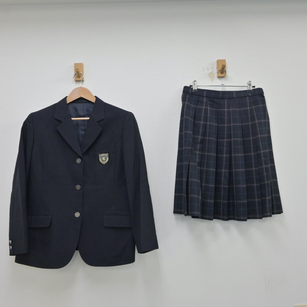 【中古】神奈川県 横浜清風高等学校 女子制服 2点（ブレザー・スカート）sf015180