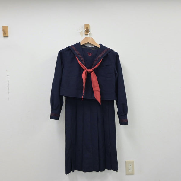 中古制服】福岡県 西南女学院高等学校 女子制服 3点（セーラー服・ジャンパースカート）sf015185【リサイクル学生服】 | 中古制服通販パレイド