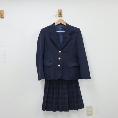 【中古】北海道 北海道札幌東商業高等学校 女子制服 2点（ブレザー・スカート）sf015188