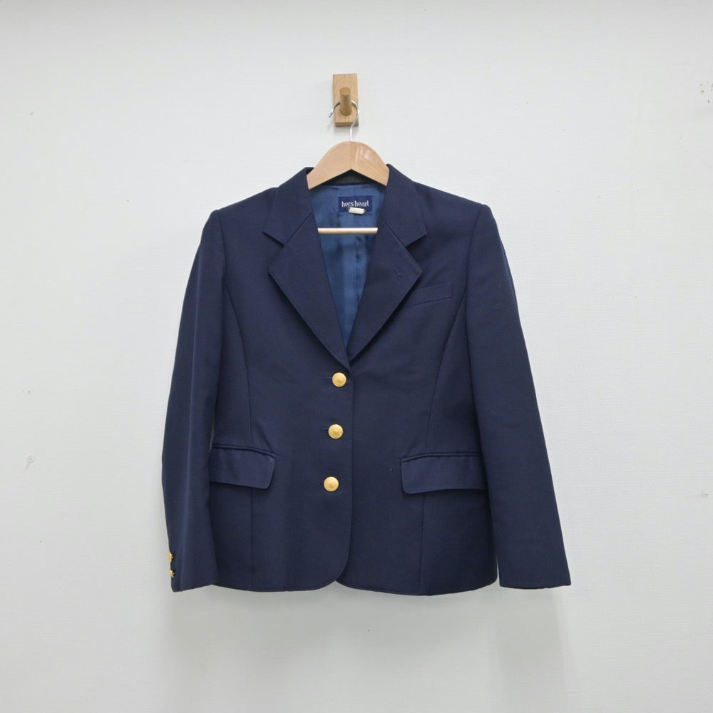 【中古】北海道 北海道札幌東商業高等学校 女子制服 2点（ブレザー・スカート）sf015188