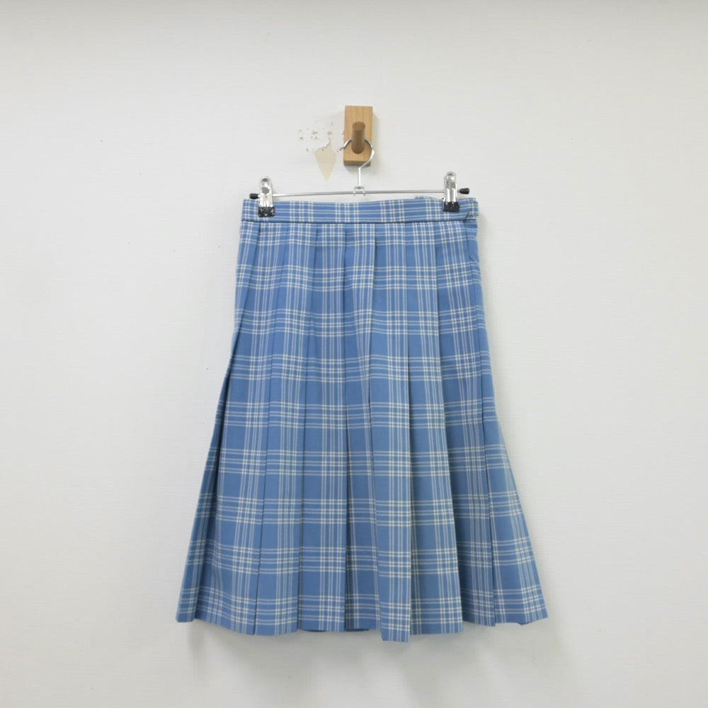 【中古】北海道 北海道札幌東商業高等学校 女子制服 3点（ニットベスト・スカート）sf015189