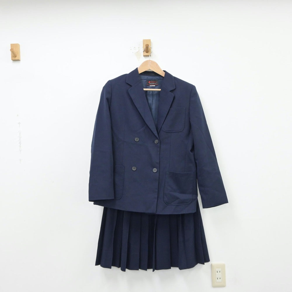 【中古】大阪府 第五中学校 女子制服 2点（ブレザー・スカート）sf015192