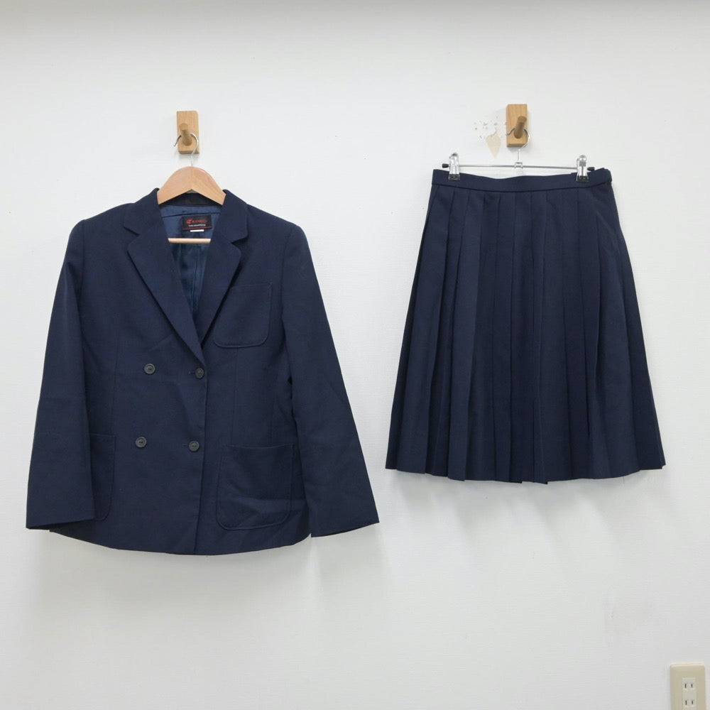 【中古】大阪府 第五中学校 女子制服 2点（ブレザー・スカート）sf015192