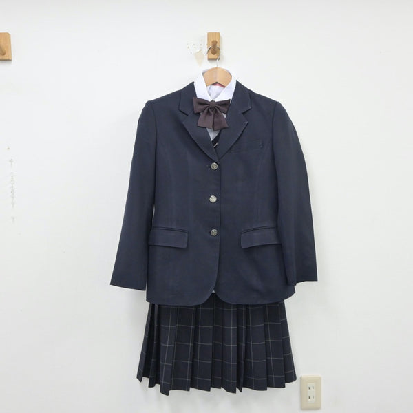 U461/T(中古)茨城県 水戸市立国田義務教育学校 女子制服3点 /