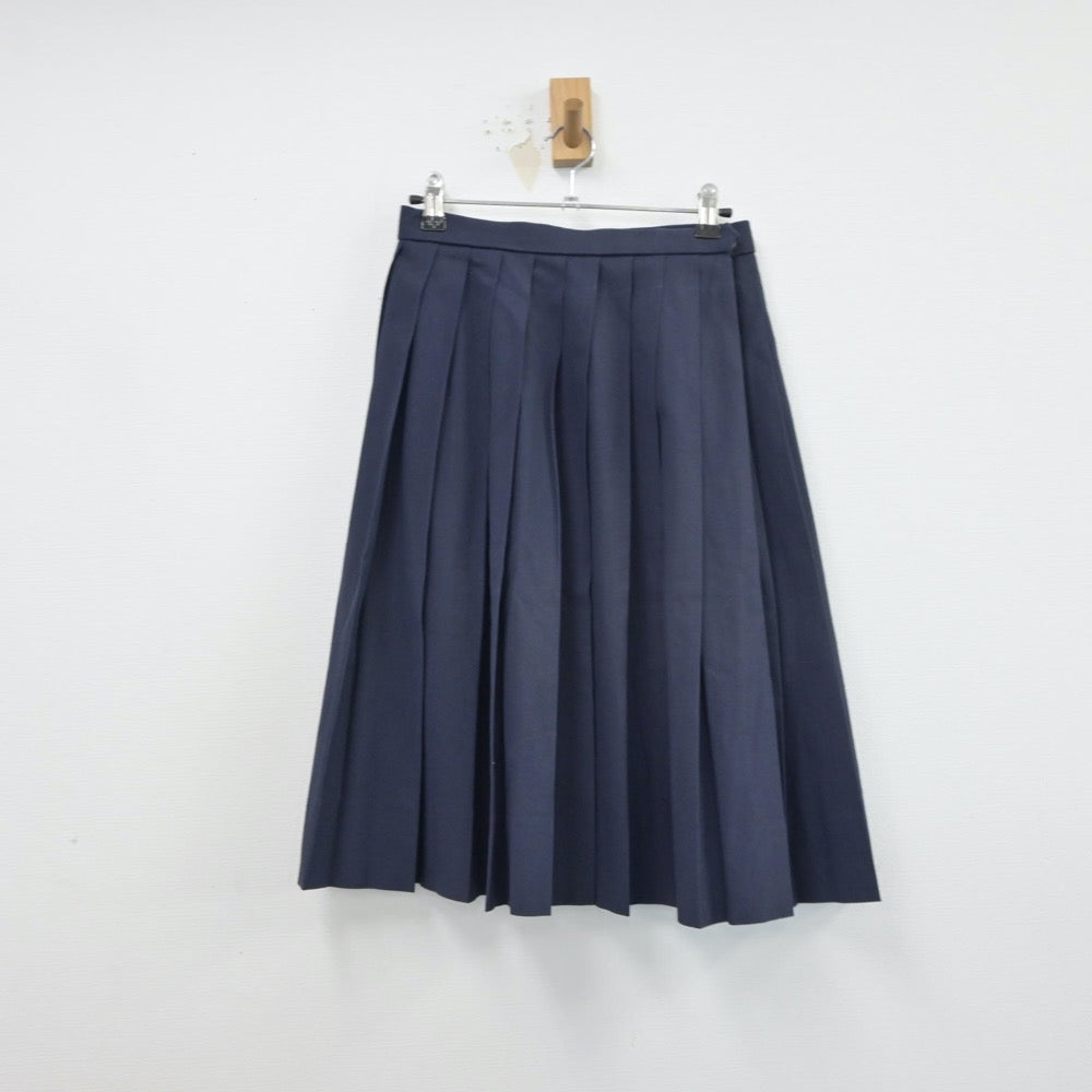 【中古】大阪府 寝屋川第五中学校 女子制服 2点（シャツ・スカート）sf015214