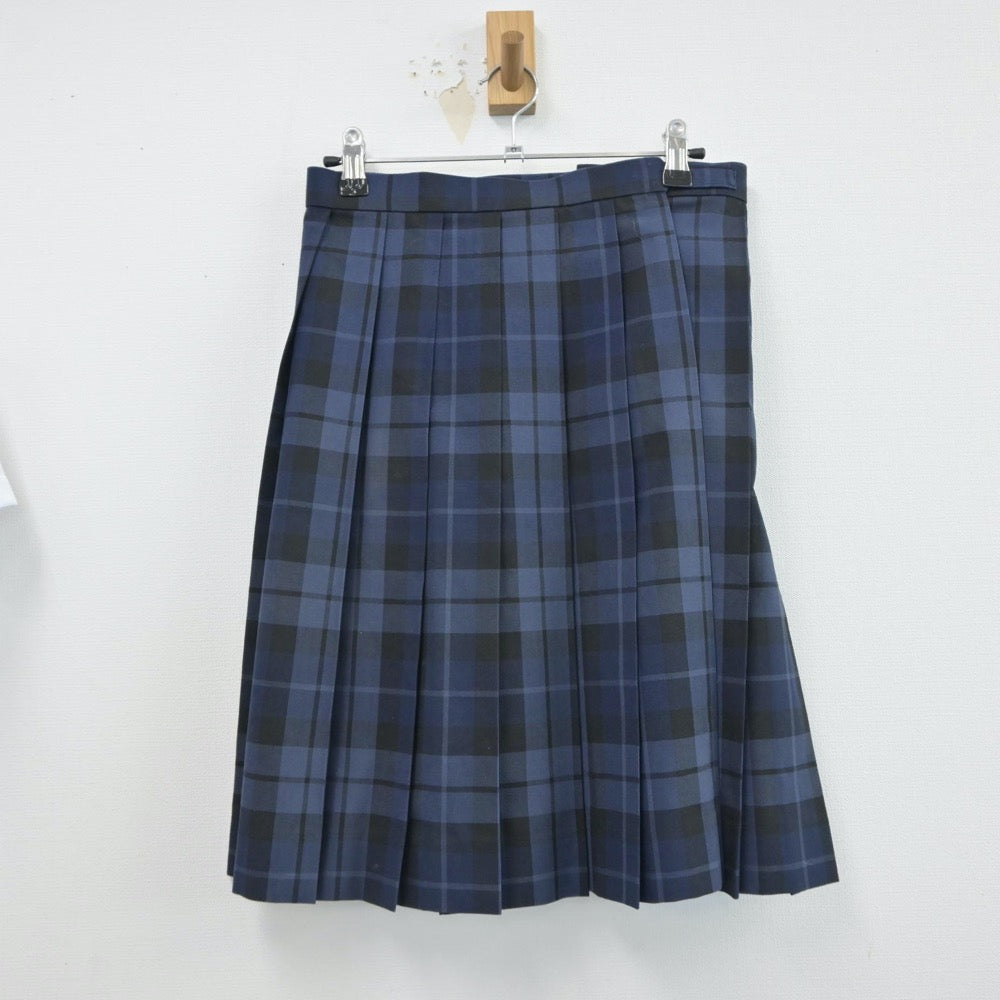 【中古】山口県 熊毛南高等学校 女子制服 2点（シャツ・スカート）sf015221