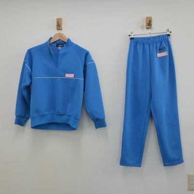 【中古】岩手県 盛岡城西中学校 女子制服 2点（ジャージ 上・ジャージ 下）sf015225