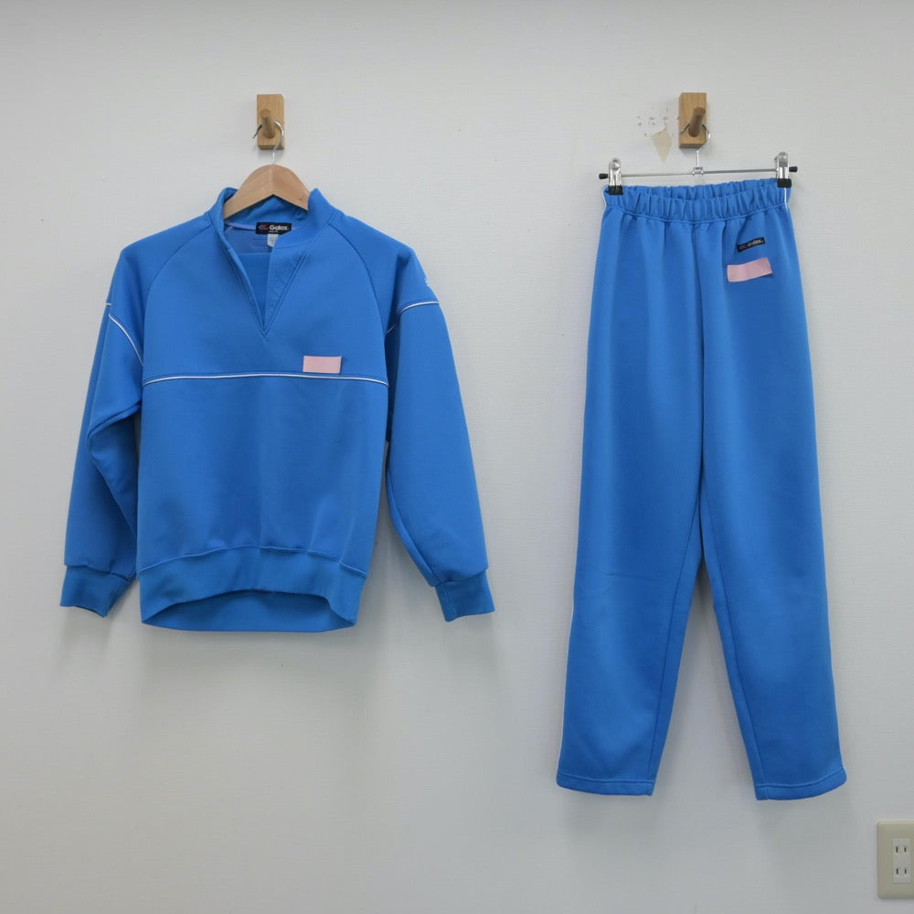 【中古】岩手県 盛岡城西中学校 女子制服 2点（ジャージ 上・ジャージ 下）sf015226