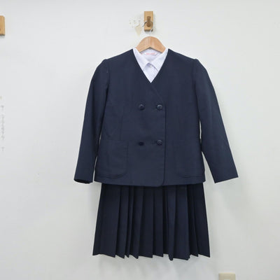 【中古】岩手県 盛岡城西中学校 女子制服 3点（ブレザー・シャツ・スカート）sf015227