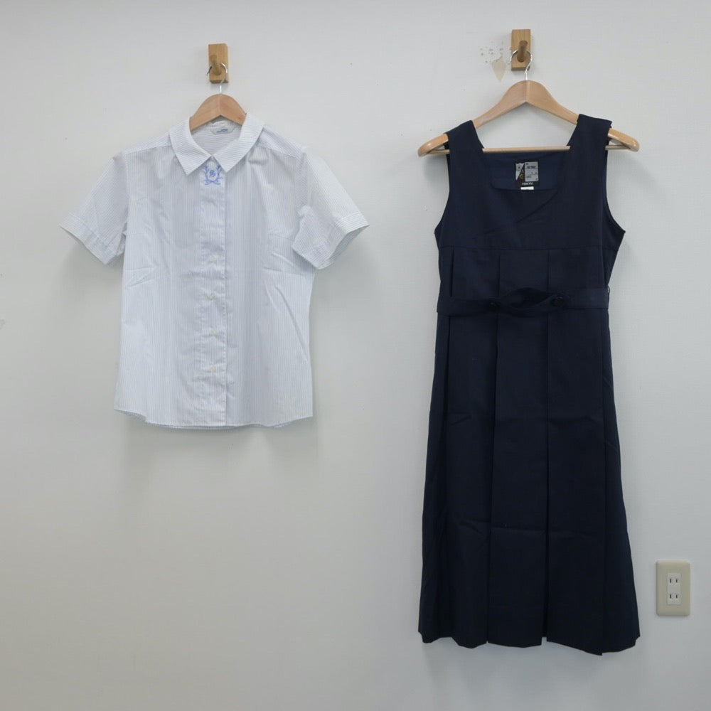 中古制服】長野県 清泉女学院高等学校 女子制服 3点（シャツ・ジャンパースカート）sf015239【リサイクル学生服】 | 中古制服通販パレイド