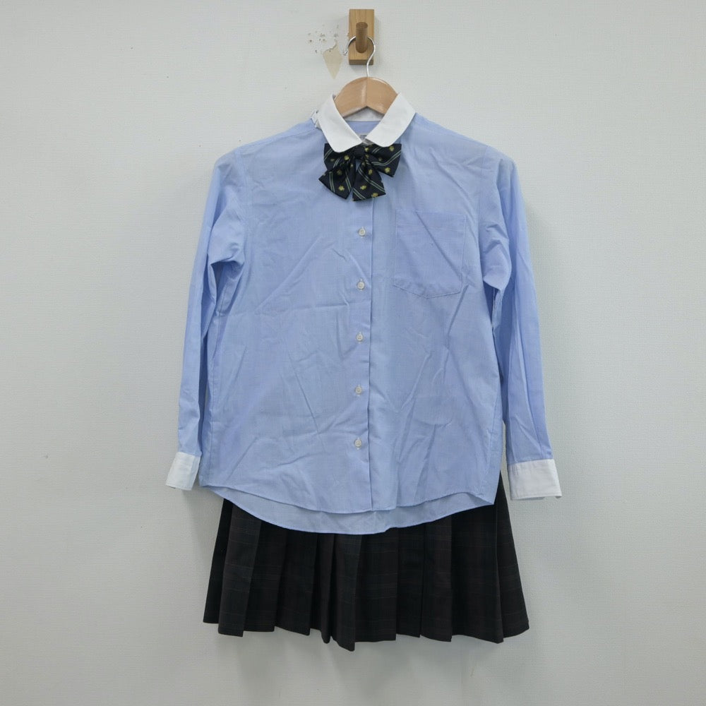 【中古】東京都 豊島学院高等学校 女子制服 5点（ブレザー・シャツ・ニット・スカート）sf015243