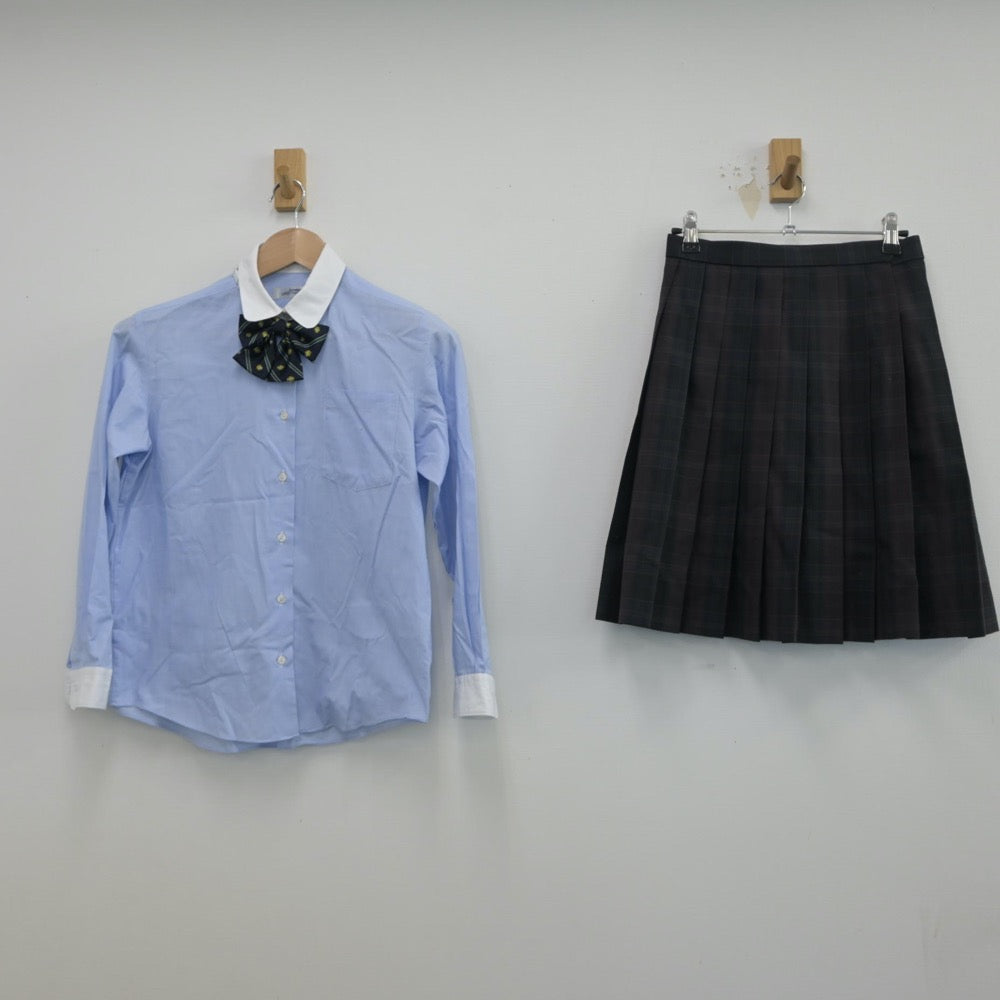 【中古】東京都 豊島学院高等学校 女子制服 5点（ブレザー・シャツ・ニット・スカート）sf015243