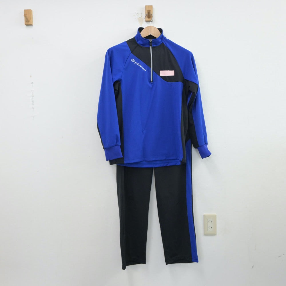 【中古】山口県 熊毛南高等学校 女子制服 2点（ジャージ 上・ジャージ 下）sf015251