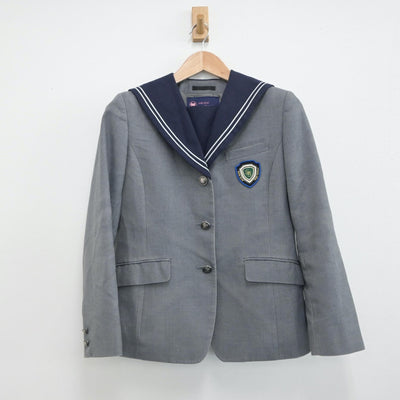 【中古】福岡県 精華女子高等学校 女子制服 3点（セーラー服・ジャンパースカート）sf015259