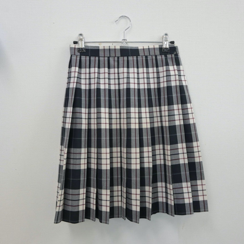 【中古】東京都 豊島学院高等学校 女子制服 3点（シャツ・ニットベスト・スカート）sf015274