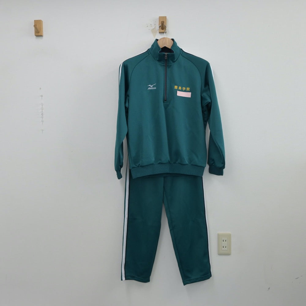 【中古】東京都 豊島学院高等学校 女子制服 2点（ジャージ 上・ジャージ 下）sf015276