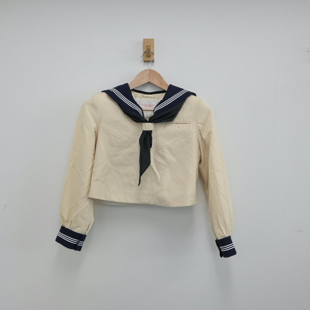 【中古】東京都 國學院大學久我山中学高等学校 女子制服 5点（セーラー服・スカート）sf015280