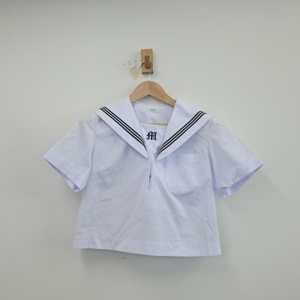 【中古】兵庫県 増位中学校 女子制服 2点（セーラー服）sf015292