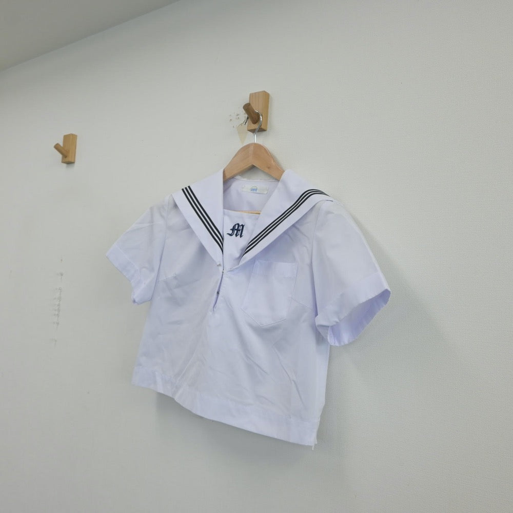 【中古】兵庫県 増位中学校 女子制服 2点（セーラー服）sf015292