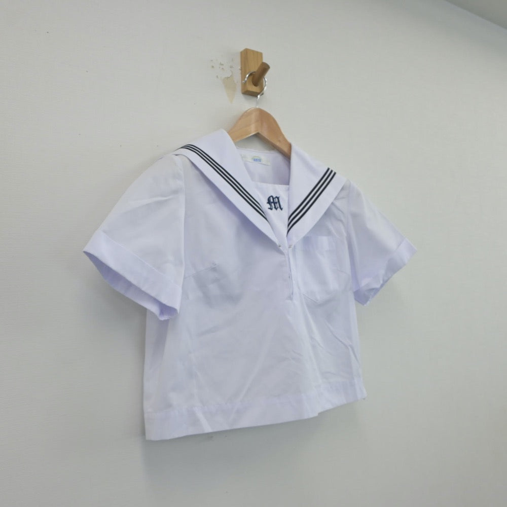 【中古】兵庫県 増位中学校 女子制服 2点（セーラー服）sf015292