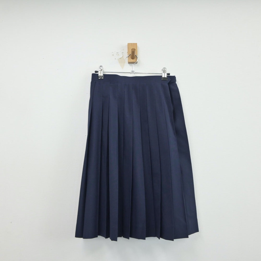 【中古】埼玉県 上大久保中学校 女子制服 2点（ベスト・スカート）sf015294