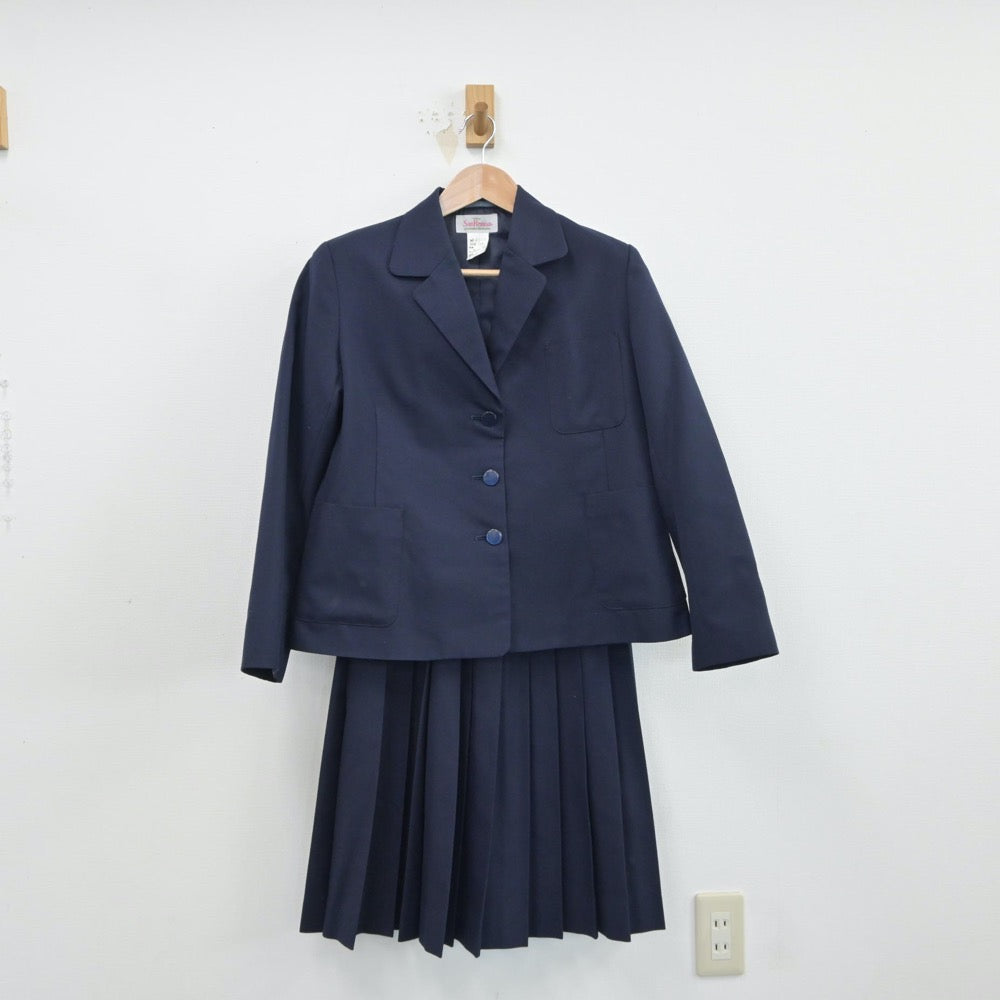 【中古】埼玉県 上大久保中学校 女子制服 2点（ブレザー・スカート）sf015295