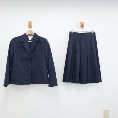 【中古】埼玉県 上大久保中学校 女子制服 2点（ブレザー・スカート）sf015295