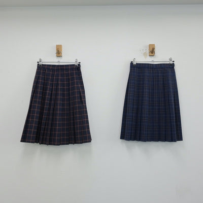 【中古】岡山県 岡山操山中学校 女子制服 2点（スカート）sf015303