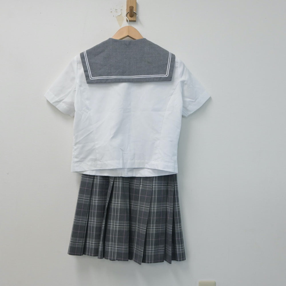 【中古】石川県 学校法人 稲置学園 星稜高等学校 女子制服 4点（セーラー服・スカート）sf015314