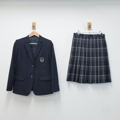 【中古】東京都 新宿高等学校 女子制服 2点（ブレザー・スカート）sf015315