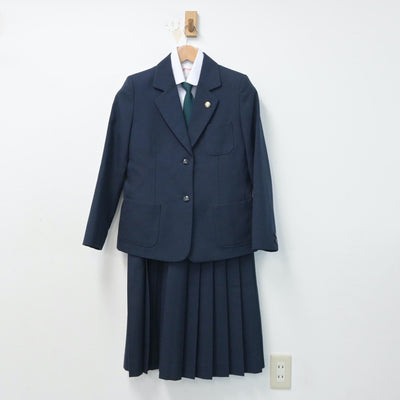 【中古】千葉県 高柳中学校 女子制服 5点（ブレザー・シャツ・ジャンパースカート）sf015325