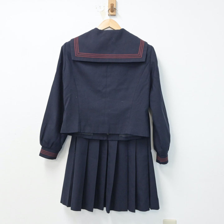 中古制服】東京都 富士高等学校 女子制服 3点（セーラー服