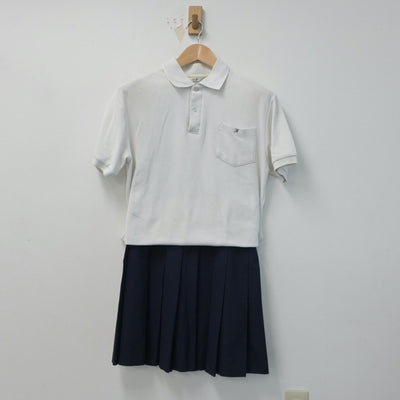 【中古】東京都 富士高等学校 女子制服 3点（シャツ・シャツ・スカート）sf015328