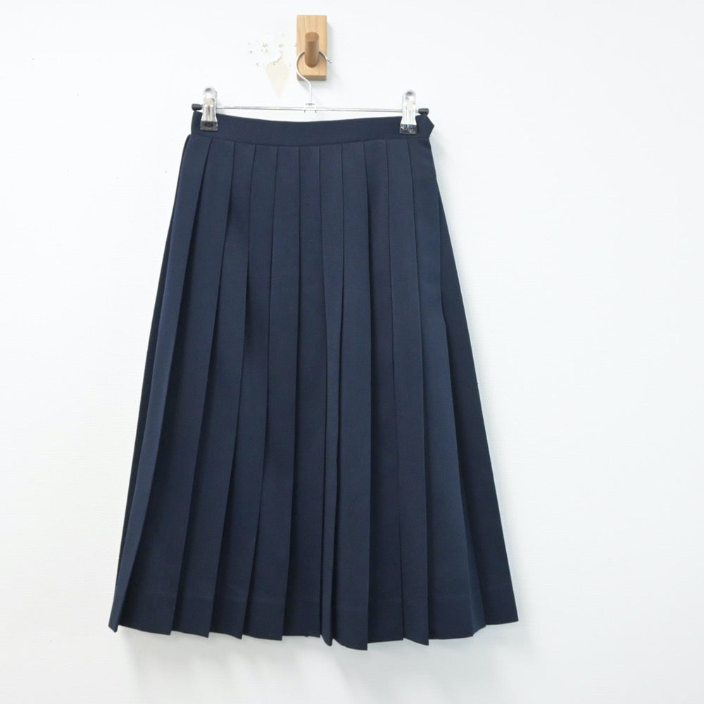 【中古】山形県 余目中学校 女子制服 4点（セーラー服・スカート）sf015334