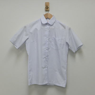 【中古】千葉県 高柳中学校 女子制服 2点（シャツ・ジャンパースカート）sf015343