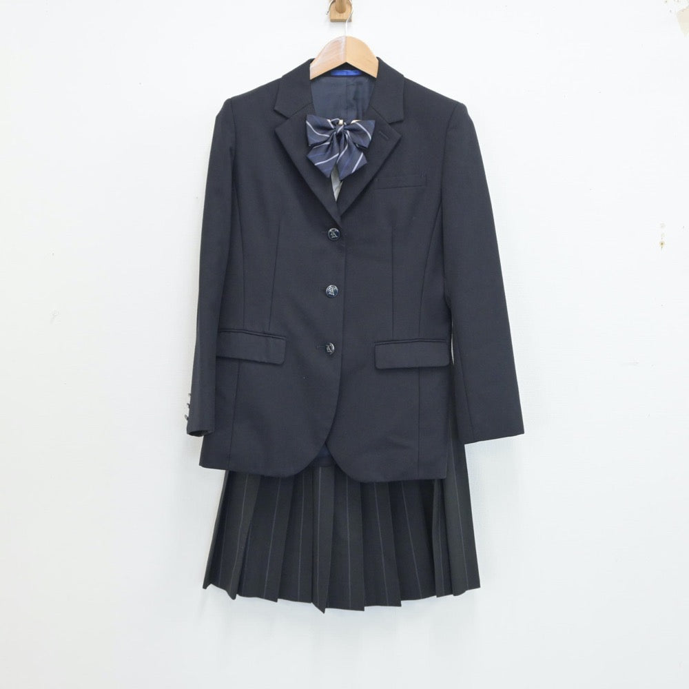 【中古】大阪府 大阪薫英女学院高等学校 女子制服 4点（ブレザー・スカート）sf015346