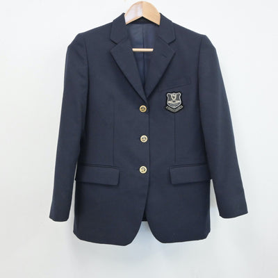 【中古】大阪府 追手門学院中学校 女子制服 2点（ブレザー・スカート）sf015349