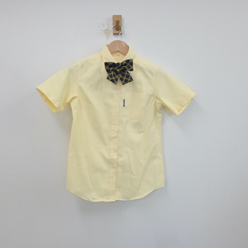 【中古】大阪府 追手門学院中学校 女子制服 4点（シャツ・スカート）sf015350