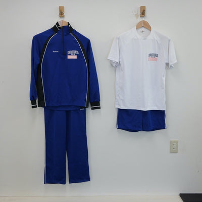 【中古】山口県 山口市立平川中学校 女子制服 4点（体操服 上下・ジャージ 上下）sf015355