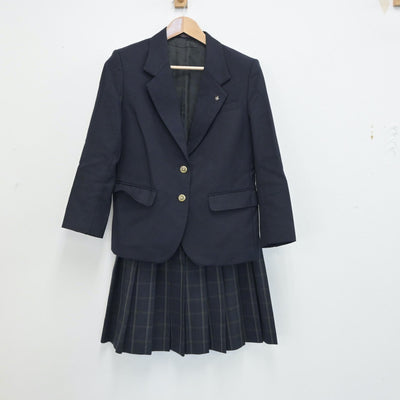 【中古】埼玉県 北本高等学校 女子制服 3点（ブレザー・ニット・スカート）sf015360