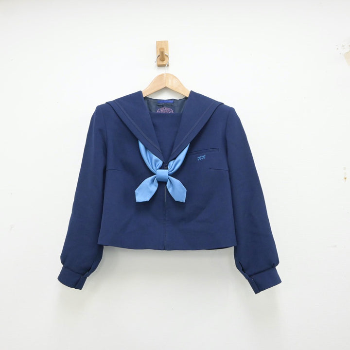 O375 (中古) 兵庫県 加古川北高校 セーラー服 3点セット/指定品